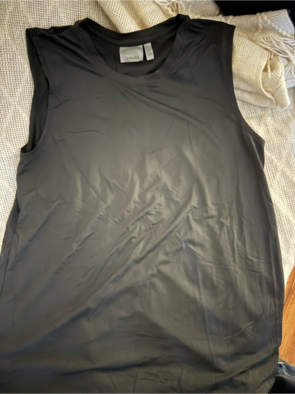 Athleta Black Muscle Tee